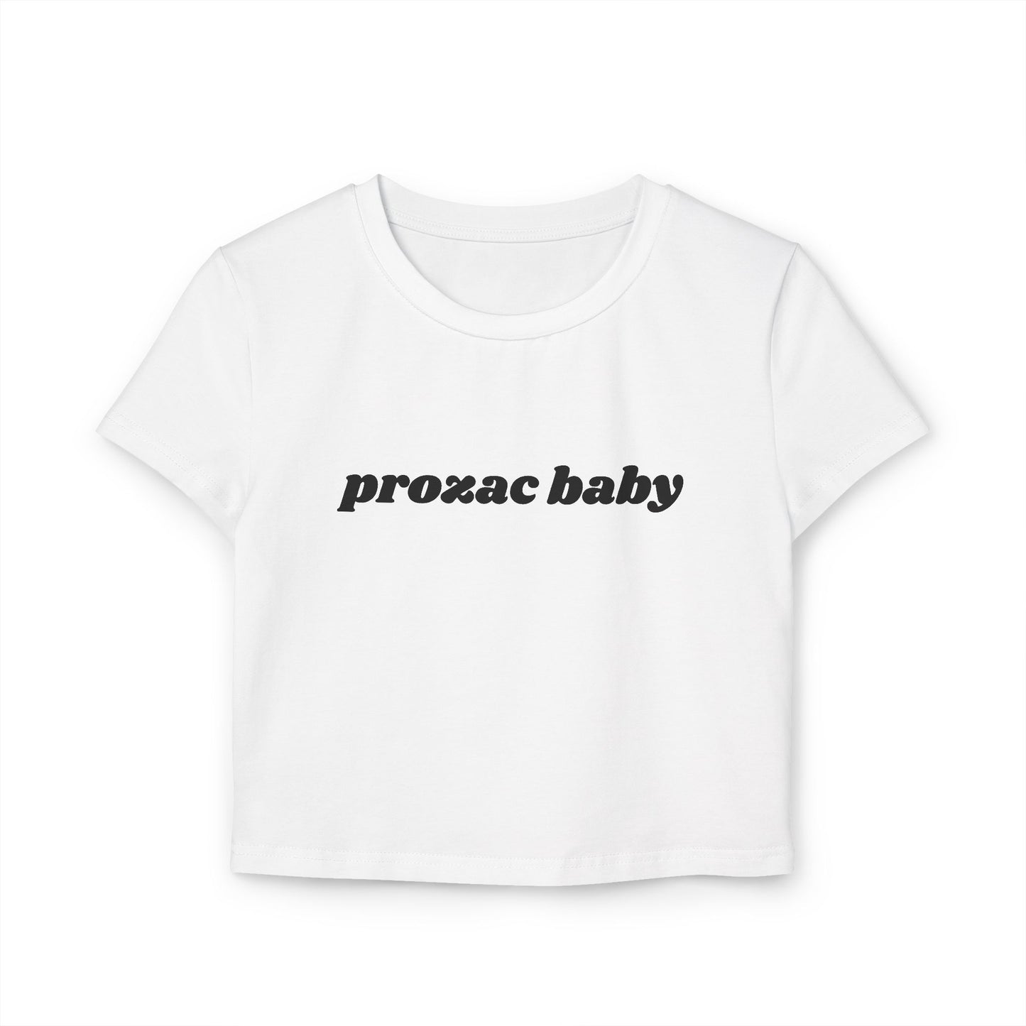 Prozac Baby baby tee - Black