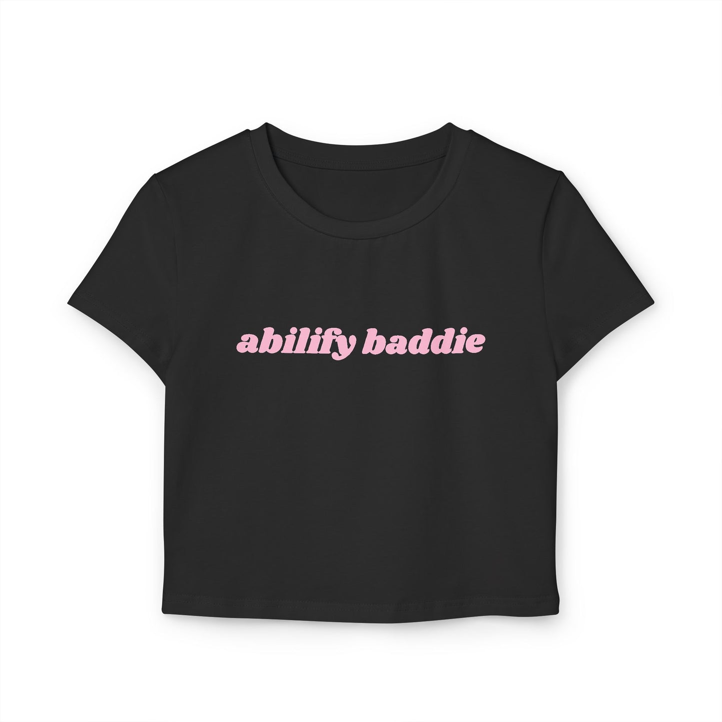 Abilify Baddie baby tee - Pink